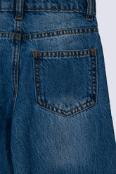 Girl's Wide Leg Denim Pant